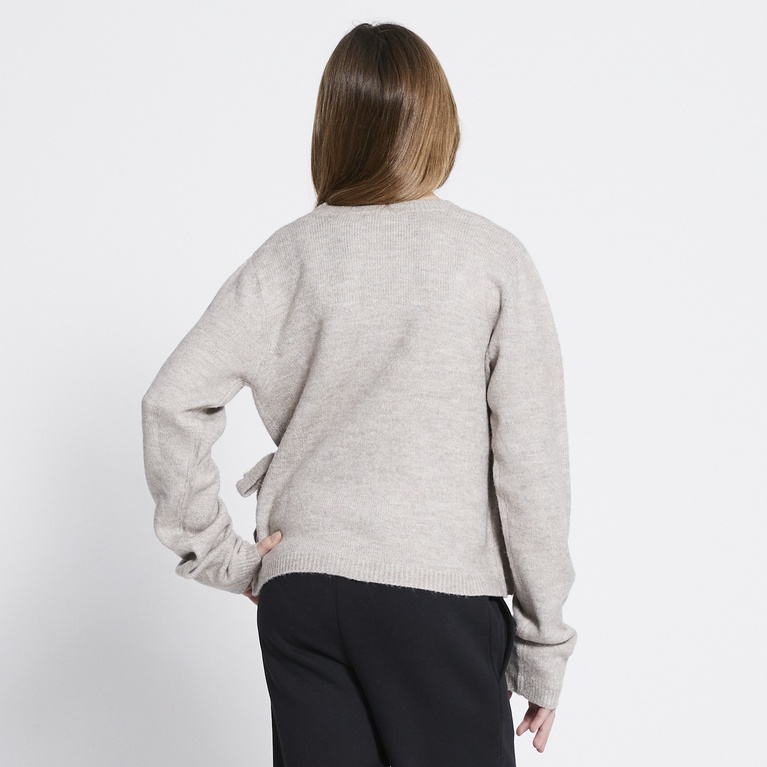 Wrap knit sweater "Bettan" Beige 2